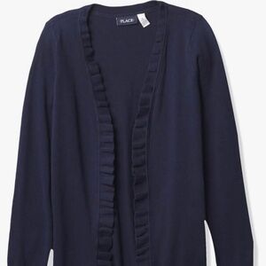 Girls Ruffle Cardigan